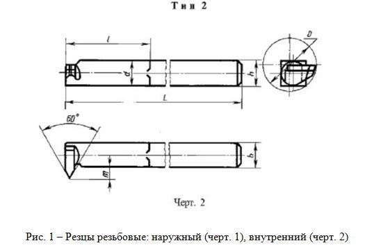 Резец внутренний