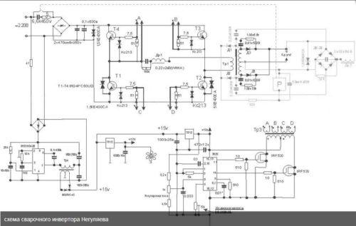 Схема простого сварочного инвертора